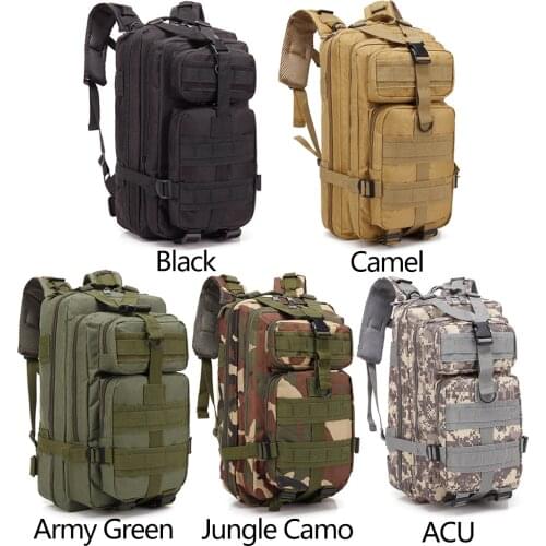 Hot Sale Outdoor Bags Skillful Manufacture Large Molle Rucksack 30L Climbing Knapsack Camping Waterproof 3D Backpacks