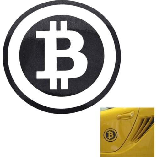 Hot Large Bitcoin Cryptocurrency Blockchain freedom sticker vinyl car window decal