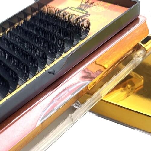 MASSCAKU 16 rows 8-16mm super soft mink lashes eyelash extension false individual eyalashes makeup maquiagem cilios makeup tool
