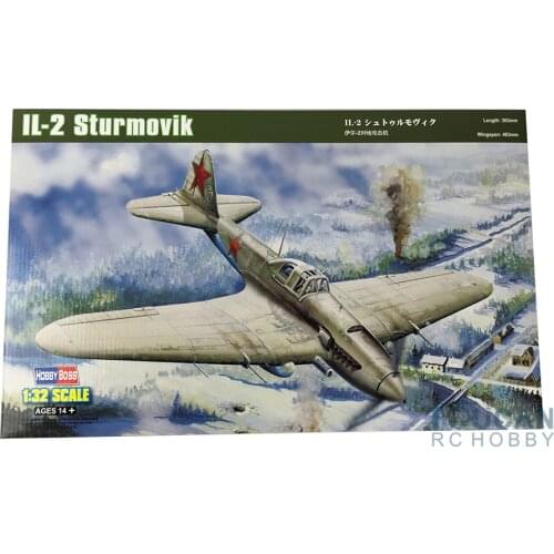 Hobby Boss 83201 1/32 IL-2 Ground Attack Plane Aircraft Model Kit Model TH06039-SMT2