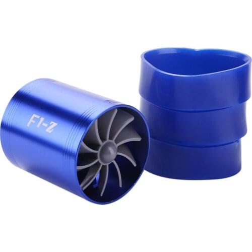 Car Modification Intake Turbine Gas Saver Supercharger Fit For Air Intake Hose Diameter 65-74mm