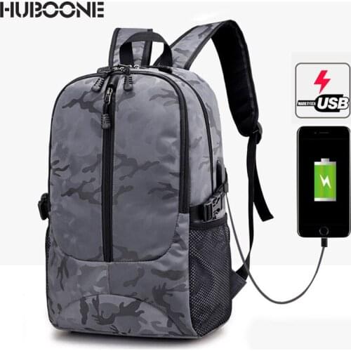 Men Backpack Multifunction USB Recharging Backpack Men Fit 14 inch Laptop Backpacks For Male Large Travel Bag Mochila Masculina