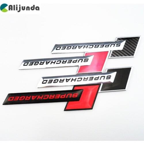 New 3D Metal Motorsport SUPERCHARGED Car styling Emblem Badge Sticker for Infiniti FX-series Q-series QX-series car stickers