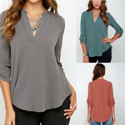 One Yona Womens Chiffon Blouses