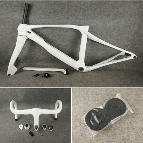 T1100 1K Matte/Glossy Grevil Disc carbon road bike frames with Handlebar Bicycle Frameset Disc with 47/50/53/56cm for selection