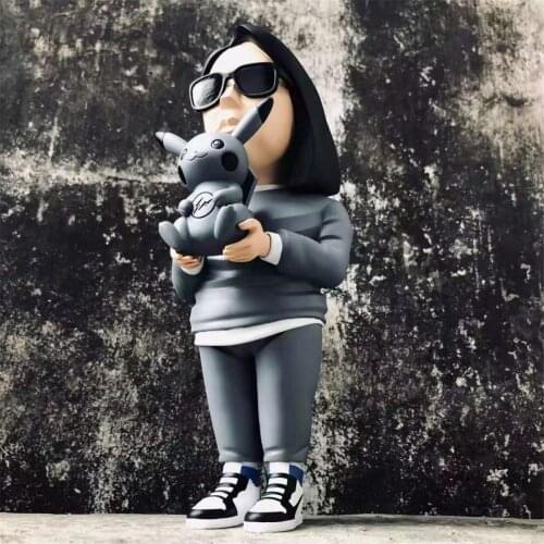 Trend Leader Street Art Manager Dolls Mighty Jaxx Danil Yad Hip Hop Cartoon Hiroshi Fujiwara Fragment Action Figure Model Toys