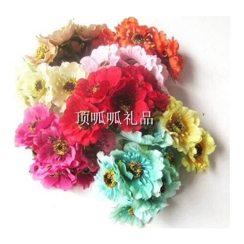 High quality 4cm head Multicolor artificial camellia flower Bouquet Scrapbooking wedding decoration Bridal Bouquet(72pcs/lot)