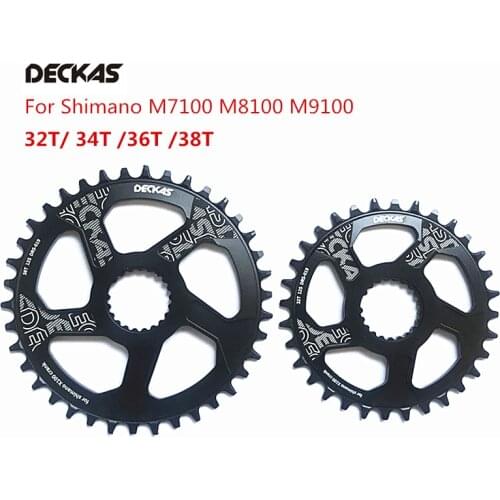 DECKAS 12 Speeds Alloy Round Center Lock Chainring For shimano m7100 M8100 M9100 Bike Bicycle MTB Crankset 32T 34T 36T 38T
