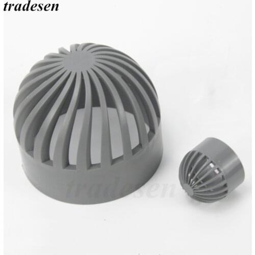 2pcs 20-110mm PVC Pipe Vent Cap Aquarium Tank permeable Seafood pool Overflow Filter Isolation Fittings Screen Water Tank Joints