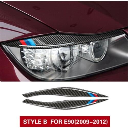 2005-2012 BMW E90 3 series car headlight, eyebrow accessories stickers