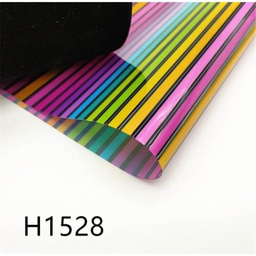 5 sheets A4 20*33cm UV line printed jelly sheet waterproof PVC Leather DIY Bow Bag Crafts 1528