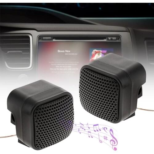500W Car Mini Tweeter Speakers Auto Horn Audio Music Stereo Speaker Audio Loudspeaker DC 12V For Car/RV/Truck/Boat Audio System
