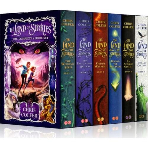 6 books Chris Colfer The Land of Stories English Books A journey of fairy tales in different worlds