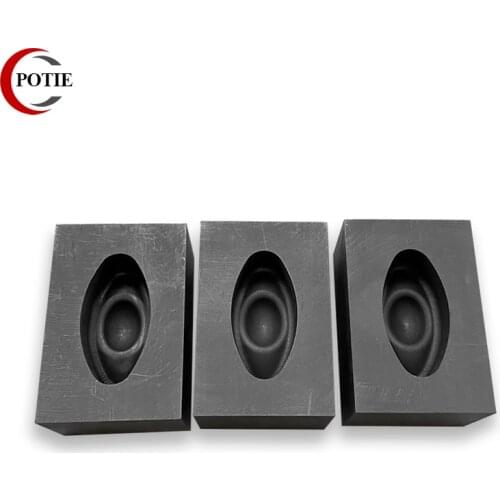 Graphite Ingot Bar Mold Mould Crucible for Melting Gold Silver Casting Refining DIY Ingot Mold