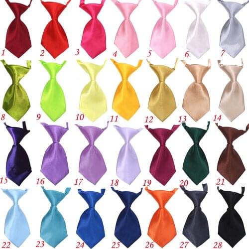 Pet Accessories New Size Mix Color Pet Dog Necktie Adjustable Necktie For Middle Large Dog Puppy Dog Bow ties Supplier