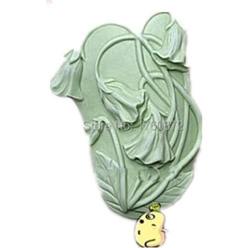 Free shipping 3d Morning Glory Modelling soap mold silicone cake mold fondant chocolate mold plant handmade soap mold