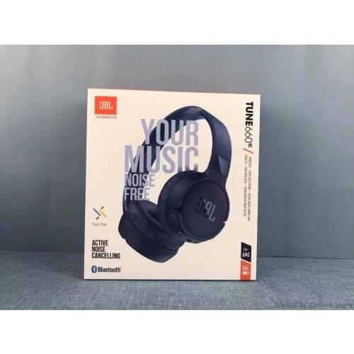 JBL TUNE 660NC Wireless Bluetooth 5.0 Headphone 660NC Pure Bass Sound Earphones Sports Gaming Headset Handsfree Mic Foldable