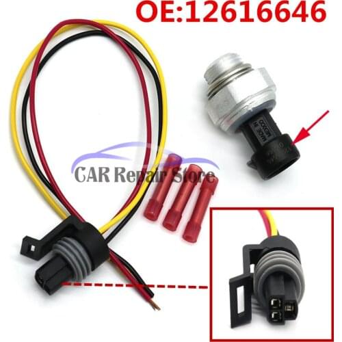 Engine Oil Pressure Switch Sensor W/Connector For GM Vehicles Hummer Isuzu Saab For Buick Chevrolet 12616646 53-33660 12562230