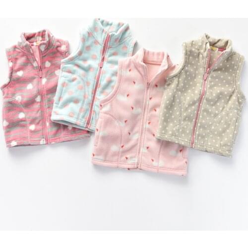 Childrens Vest Babys Fleece Jacket For Girls Warm Soft Shoulder Vest Boys Girls Coat Childrens Outerwear Childrens Clothing