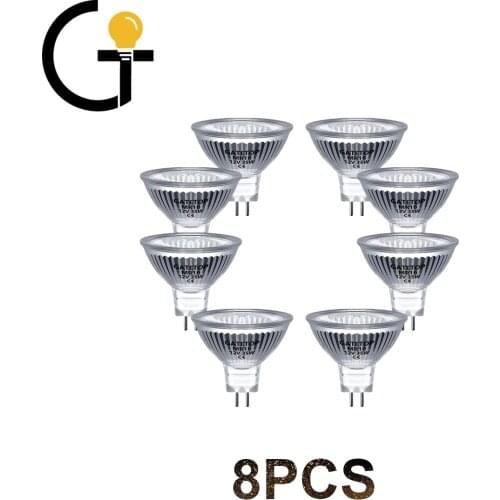 Dimmable Spotlight Halogen Lamp MR16 8Pcs/Lot 35W 12V Energy Saving GU5.3 Hot Size галогенная лампа