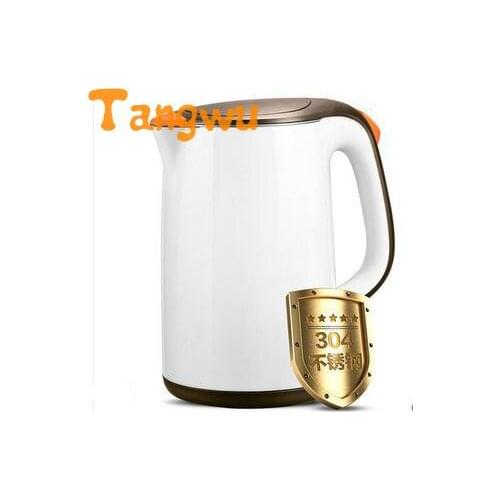 Free shipping The hot kettle double insulated electric stainless steel water heater Electric Kettles