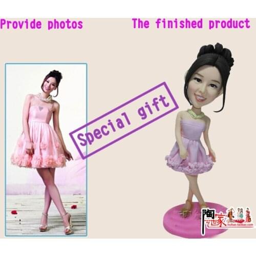 Toys New Arrival Top Fashion Special Gift Birthday Bride And Groom Wedding Figurine Sculpture From Your Photos Unisex