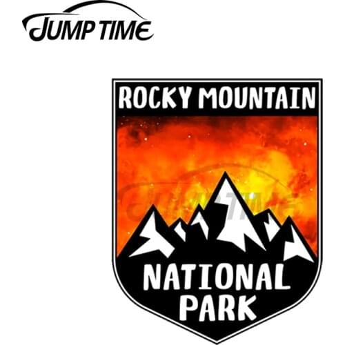 JumpTime 13 x 4cm ROCKY MOUNTAIN NATIONAL PARK COLORADO ROCKIES Car Sticker Surfboard Refrigerator Decal Windshield Decoration