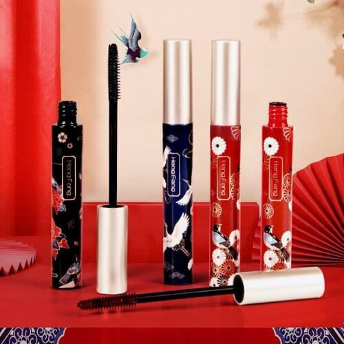 Classic Chinese Style Mascara Small Head Color Long And Curl Long-lasting Waterproof Non-smudged Eyelashes Raincoat Makeup TSLM1