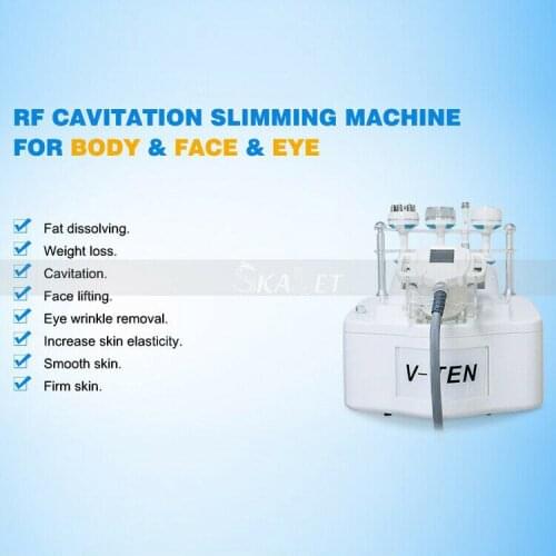 Multi-functional RF Vacuum 40K Cavitation Fat Dissolving Acne Black Circle Removal Face Lifting Skin Tightening Slim Machine