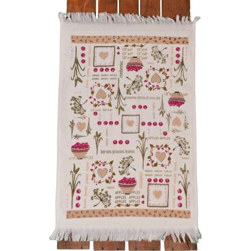 Kitchen Towels-Mix Color 30x50, 100%Turkish Cotton, Printed, Organic, Natural, Luxury, Highly Absorbent,For Kitchen, Pack Of 2