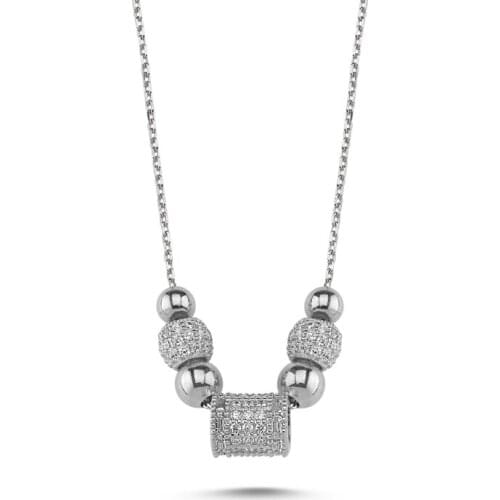 KUTAYDAN Zircon Cubic Zirconia Dangle Pendant 925 Sterling Silver