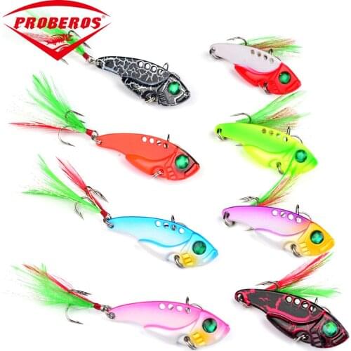 Fishing Gear Shop 11g 5.5cm Road Sub Bait Metal Sequin Fishing Bait Road Sub Sequin 8 Color VIB Road Sub Sequin