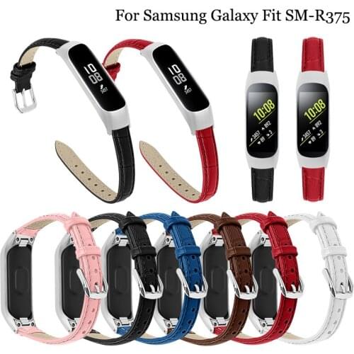 Soft sport leather Replacement Sport Band For Samsung Galaxy Fit-e SM-R375 Wrist Bracelet Strap for Samsung SM-R375