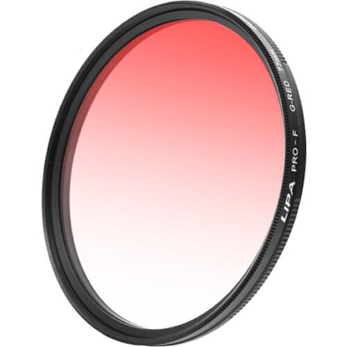 Gradient Red Round Color Gradient Lens Set SLR Camera Effect Filter Gradient Blue Sunset Lens