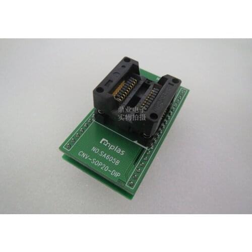 Opentop 100%New&Original NO.SA605B-B003 SOP20 ENPLAS IC Burning seat Adapter testing seat Test Socket test bench in stock