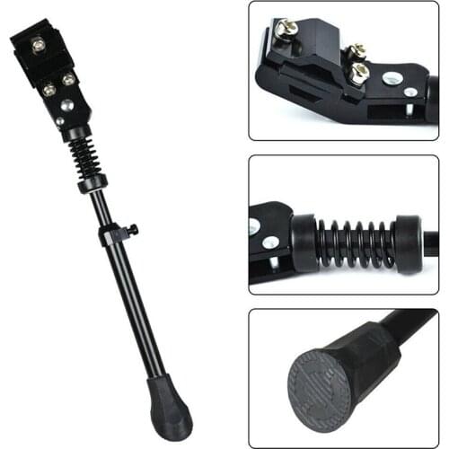 Bicycle Mountain Bike Foot Support Aluminum Alloy Adjustable MTB Aluminum Side Rear Kick Stand Electric Vehicle Bicycle Parts