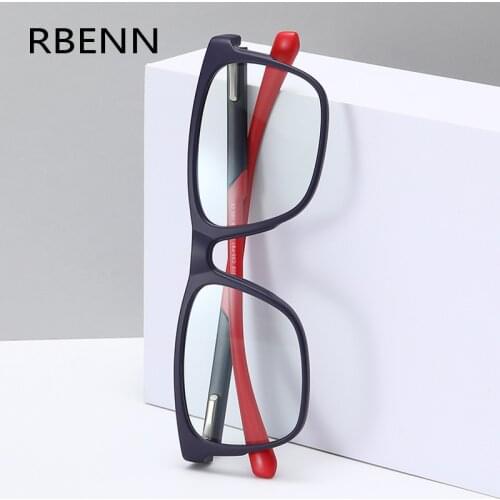 RBENN TR90 Square Anti Blue Light Glasses for Men Women Computer Gaming Anti Radiation Blue Rays Blocking Optical Eyeglasses