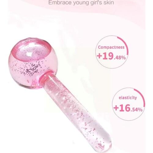 Large Beauty Ice Hockey Energy Beauty Crystal Ball And Face Wave Water 2pcs/Box Ice Skin Massage Care Cooling Globes Eye S6F8