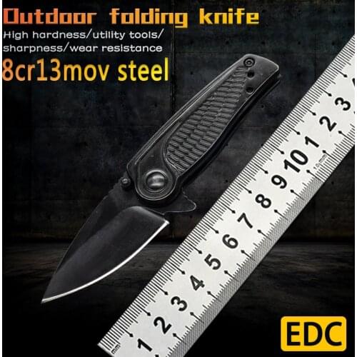 OEM1313 folding knife 8Cr13mov blade rescue knife outdoor camping hunting survival knife EDC portable fruit knife utility tool