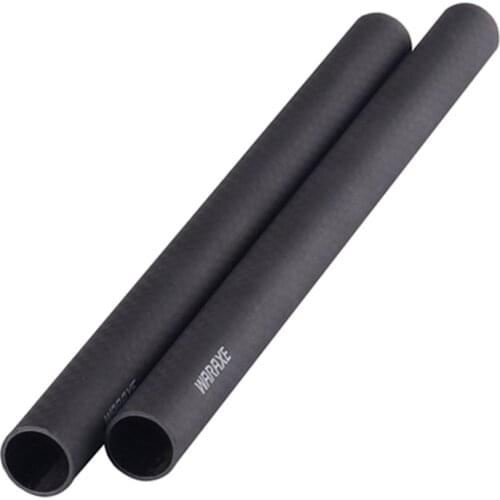 MINIFOCUS 15mm Carbon Fiber Rods 5.9inch (15cm )Length for Rod Support System DSLR Shoulder Rig