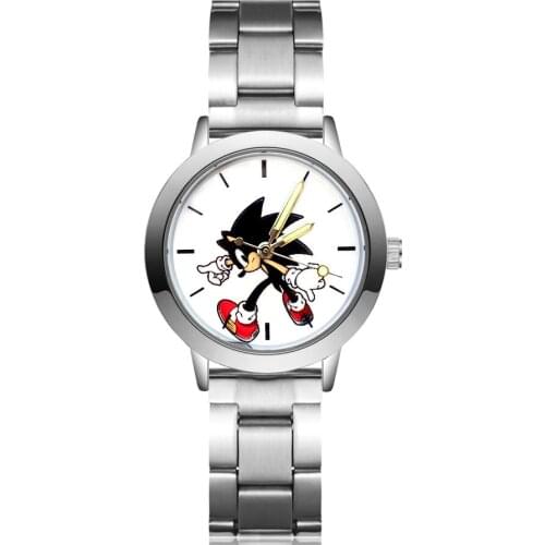 Cute Cartoon Hedgehog Style Children Watches Kids Student Girls Boys Quartz Metal Steel Wrist Watch JA229