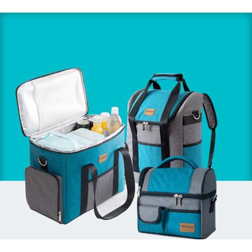 Large Capacity Cooler Bags Oxford Lunch Box Drink Beer Ice Pack Travel Picnic Backpack Thermal Food Delivery Bag Carrier