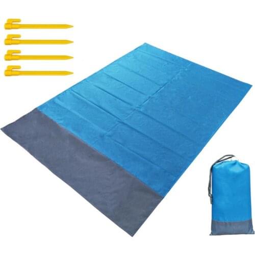 Waterproof Beach Blanket Outdoor Portable Polyester Picnic Mat Camping Ground Mat Mattress Outdoor Camping Picnic Mat Blanket