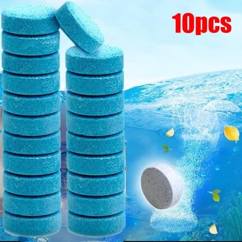 20pcs Car Windshield Cleaning Effervescent Tablets Ultra-clear Wiper Home Glass Cleaner Detergent Toilet Cleaning Concentrate
