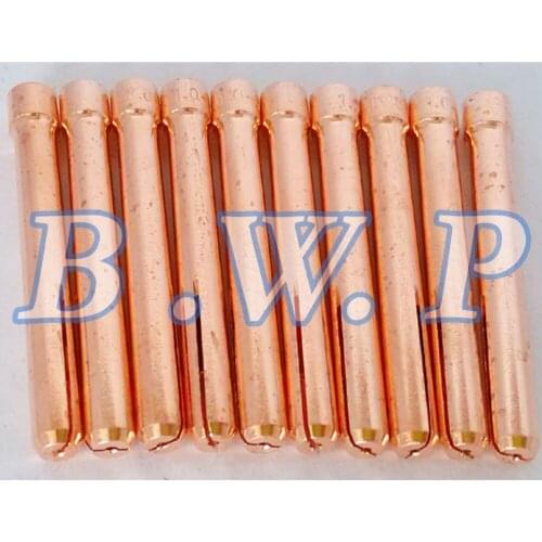 10pcs TIG Collets 0.040" 1.0mm (10N22) Accessories Fit WP-17 SR-18 PTA DB 26 Welding Torches