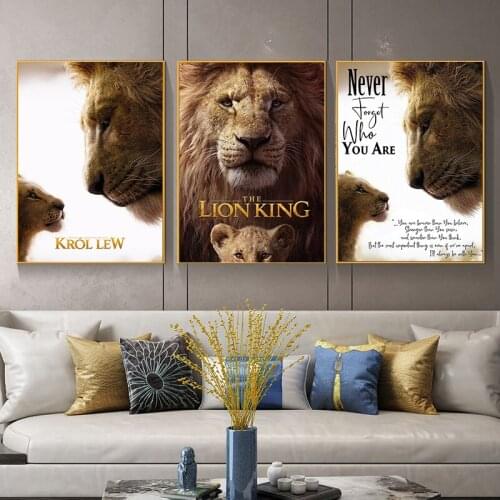 5D Diy Diamond Painting "The Lion King Poster" Kit Full Drill Embroidery Mosaic Art Picture Rhinestones Home Decor Gift