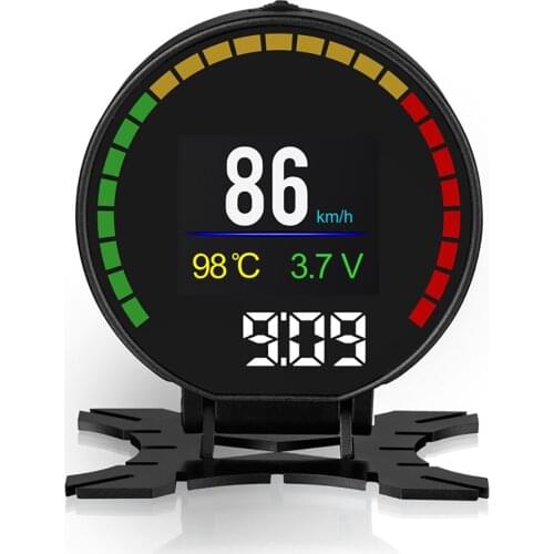 Car Speedometer TFT LCD OBD2 HUD Head Up Display Windshield Projector Clear Fault Code Fuel Consumption On-board Computer