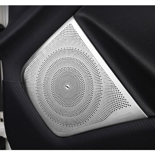 Car styling Car Audio Speaker Rear Door Loudspeaker Trim Cover For Mercedes Benz A GLA CLA Class W176 X156 C117 Auto Accessories