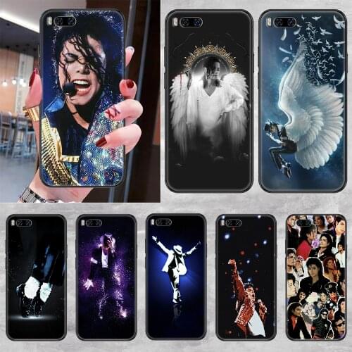 Michael Jackson Phone case For Xiaomi Mi Max Note 3 A2 A3 8 9 9T 10 Lite Pro Ultra black 3D funda pretty bumper luxury hoesjes