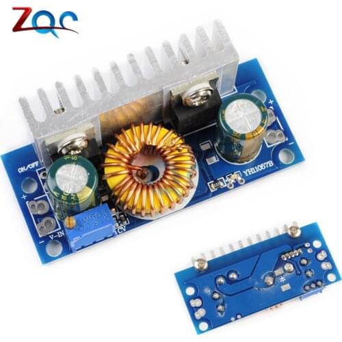 DC-DC Boost Converter 4.5V-32V to 5V-42V 6A Non-isolated Step-Up Power Supply Module With Heat Sink Adjustable